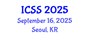 International Conference on Sport Science (ICSS) September 16, 2025 - Seoul, Republic of Korea