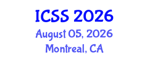 International Conference on Sport Science (ICSS) August 05, 2026 - Montreal, Canada International Conference on Sport Science (ICSS) August 05, 2026 - Montreal, Canada