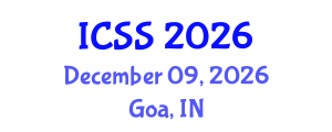International Conference on Sport Science (ICSS) December 09, 2026 - Goa, India International Conference on Sport Science (ICSS) December 09, 2026 - Goa, India