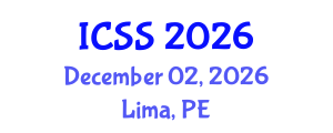 International Conference on Sport Science (ICSS) December 02, 2026 - Lima, Peru International Conference on Sport Science (ICSS) December 02, 2026 - Lima, Peru
