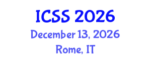 International Conference on Sport Science (ICSS) December 13, 2026 - Rome, Italy International Conference on Sport Science (ICSS) December 13, 2026 - Rome, Italy