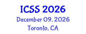 International Conference on Sport Science (ICSS) December 09, 2026 - Toronto, Canada International Conference on Sport Science (ICSS) December 09, 2026 - Toronto, Canada