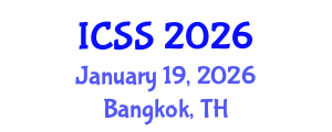 International Conference on Sport Science (ICSS) January 19, 2026 - Bangkok, Thailand International Conference on Sport Science (ICSS) January 19, 2026 - Bangkok, Thailand