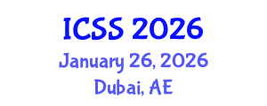 International Conference on Sport Science (ICSS) January 26, 2026 - Dubai, United Arab Emirates International Conference on Sport Science (ICSS) January 26, 2026 - Dubai, United Arab Emirates