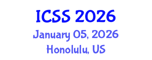 International Conference on Sport Science (ICSS) January 05, 2026 - Honolulu, United States International Conference on Sport Science (ICSS) January 05, 2026 - Honolulu, United States