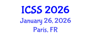 International Conference on Sport Science (ICSS) January 26, 2026 - Paris, France International Conference on Sport Science (ICSS) January 26, 2026 - Paris, France