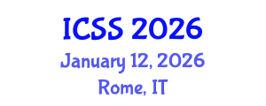 International Conference on Sport Science (ICSS) January 12, 2026 - Rome, Italy International Conference on Sport Science (ICSS) January 12, 2026 - Rome, Italy