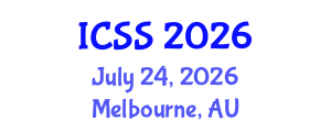 International Conference on Sport Science (ICSS) July 24, 2026 - Melbourne, Australia International Conference on Sport Science (ICSS) July 24, 2026 - Melbourne, Australia