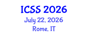 International Conference on Sport Science (ICSS) July 22, 2026 - Rome, Italy International Conference on Sport Science (ICSS) July 22, 2026 - Rome, Italy