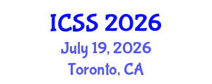 International Conference on Sport Science (ICSS) July 19, 2026 - Toronto, Canada International Conference on Sport Science (ICSS) July 19, 2026 - Toronto, Canada