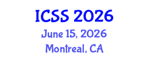 International Conference on Sport Science (ICSS) June 15, 2026 - Montreal, Canada International Conference on Sport Science (ICSS) June 15, 2026 - Montreal, Canada