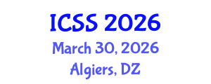 International Conference on Sport Science (ICSS) March 30, 2026 - Algiers, Algeria International Conference on Sport Science (ICSS) March 30, 2026 - Algiers, Algeria