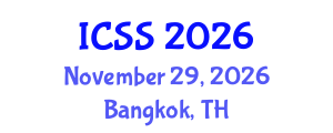 International Conference on Sport Science (ICSS) November 29, 2026 - Bangkok, Thailand International Conference on Sport Science (ICSS) November 29, 2026 - Bangkok, Thailand