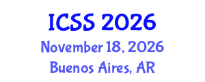 International Conference on Sport Science (ICSS) November 18, 2026 - Buenos Aires, Argentina International Conference on Sport Science (ICSS) November 18, 2026 - Buenos Aires, Argentina