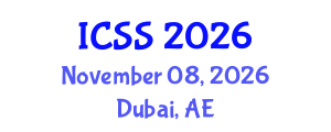 International Conference on Sport Science (ICSS) November 08, 2026 - Dubai, United Arab Emirates International Conference on Sport Science (ICSS) November 08, 2026 - Dubai, United Arab Emirates