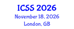 International Conference on Sport Science (ICSS) November 18, 2026 - London, United Kingdom International Conference on Sport Science (ICSS) November 18, 2026 - London, United Kingdom