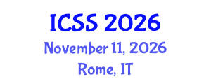 International Conference on Sport Science (ICSS) November 11, 2026 - Rome, Italy International Conference on Sport Science (ICSS) November 11, 2026 - Rome, Italy