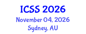 International Conference on Sport Science (ICSS) November 04, 2026 - Sydney, Australia International Conference on Sport Science (ICSS) November 04, 2026 - Sydney, Australia