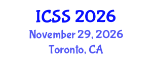 International Conference on Sport Science (ICSS) November 29, 2026 - Toronto, Canada International Conference on Sport Science (ICSS) November 29, 2026 - Toronto, Canada