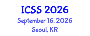 International Conference on Sport Science (ICSS) September 16, 2026 - Seoul, Republic of Korea International Conference on Sport Science (ICSS) September 16, 2026 - Seoul, Republic of Korea