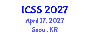 International Conference on Sport Science (ICSS) April 17, 2027 - Seoul, Republic of Korea