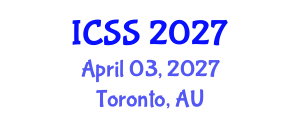 International Conference on Sport Science (ICSS) April 03, 2027 - Toronto, Australia International Conference on Sport Science (ICSS) April 03, 2027 - Toronto, Australia