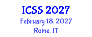 International Conference on Sport Science (ICSS) February 18, 2027 - Rome, Italy International Conference on Sport Science (ICSS) February 18, 2027 - Rome, Italy
