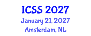 International Conference on Sport Science (ICSS) January 21, 2027 - Amsterdam, Netherlands International Conference on Sport Science (ICSS) January 21, 2027 - Amsterdam, Netherlands