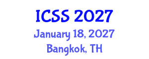 International Conference on Sport Science (ICSS) January 18, 2027 - Bangkok, Thailand International Conference on Sport Science (ICSS) January 18, 2027 - Bangkok, Thailand