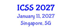 International Conference on Sport Science (ICSS) January 11, 2027 - Singapore, Singapore International Conference on Sport Science (ICSS) January 11, 2027 - Singapore, Singapore