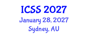 International Conference on Sport Science (ICSS) January 28, 2027 - Sydney, Australia International Conference on Sport Science (ICSS) January 28, 2027 - Sydney, Australia