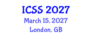 International Conference on Sport Science (ICSS) March 15, 2027 - London, United Kingdom International Conference on Sport Science (ICSS) March 15, 2027 - London, United Kingdom