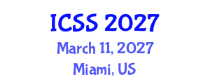 International Conference on Sport Science (ICSS) March 11, 2027 - Miami, United States International Conference on Sport Science (ICSS) March 11, 2027 - Miami, United States