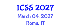 International Conference on Sport Science (ICSS) March 04, 2027 - Rome, Italy International Conference on Sport Science (ICSS) March 04, 2027 - Rome, Italy