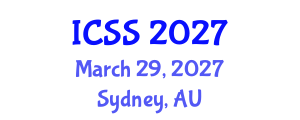 International Conference on Sport Science (ICSS) March 29, 2027 - Sydney, Australia International Conference on Sport Science (ICSS) March 29, 2027 - Sydney, Australia