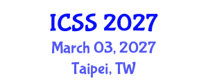 International Conference on Sport Science (ICSS) March 03, 2027 - Taipei, Taiwan International Conference on Sport Science (ICSS) March 03, 2027 - Taipei, Taiwan