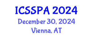 International Conference on Sport Statistics and Performance Analysis (ICSSPA) December 30, 2024 - Vienna, Austria