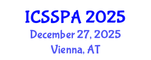 International Conference on Sport Statistics and Performance Analysis (ICSSPA) December 27, 2025 - Vienna, Austria