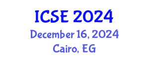 International Conference on Sports Engineering (ICSE) December 16, 2024 - Cairo, Egypt