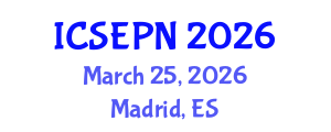 International Conference on Sports, Exercise Physiology and Nutrition (ICSEPN) March 25, 2026 - Madrid, Spain