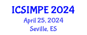 International Conference on Sports Injury Management and Performance Enhancement (ICSIMPE) April 25, 2024 - Seville, Spain