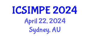 International Conference on Sports Injury Management and Performance Enhancement (ICSIMPE) April 22, 2024 - Sydney, Australia