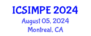 International Conference on Sports Injury Management and Performance Enhancement (ICSIMPE) August 05, 2024 - Montreal, Canada