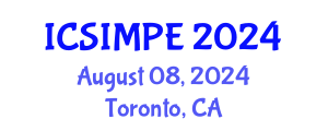 International Conference on Sports Injury Management and Performance Enhancement (ICSIMPE) August 08, 2024 - Toronto, Canada
