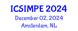 International Conference on Sports Injury Management and Performance Enhancement (ICSIMPE) December 02, 2024 - Amsterdam, Netherlands