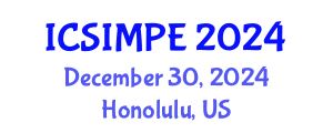 International Conference on Sports Injury Management and Performance Enhancement (ICSIMPE) December 30, 2024 - Honolulu, United States