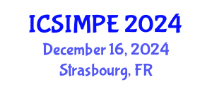 International Conference on Sports Injury Management and Performance Enhancement (ICSIMPE) December 16, 2024 - Strasbourg, France