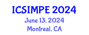 International Conference on Sports Injury Management and Performance Enhancement (ICSIMPE) June 13, 2024 - Montreal, Canada