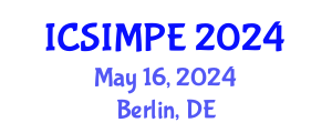 International Conference on Sports Injury Management and Performance Enhancement (ICSIMPE) May 16, 2024 - Berlin, Germany