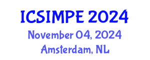 International Conference on Sports Injury Management and Performance Enhancement (ICSIMPE) November 04, 2024 - Amsterdam, Netherlands